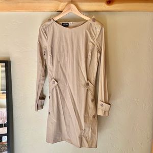 XS Emporio Armani Long Sleeve Dress with Pleated skirt
